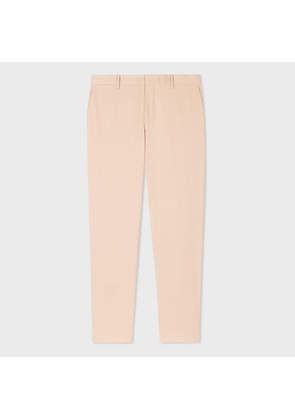 Paul Smith Tapered-Fit Light Tan Fine Cotton-Twill Chinos White