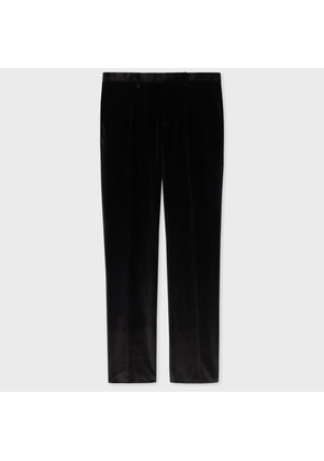Paul Smith Slim-Fit Black Velvet Trousers