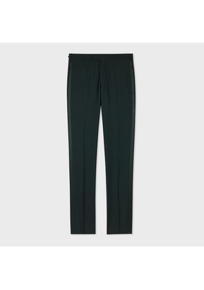 Paul Smith Slim-Fit Dark Green Wool-Mohair Evening Trousers