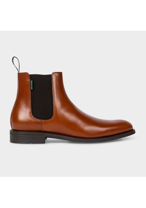 PS Paul Smith Tan Leather 'Cedric' Boots Brown
