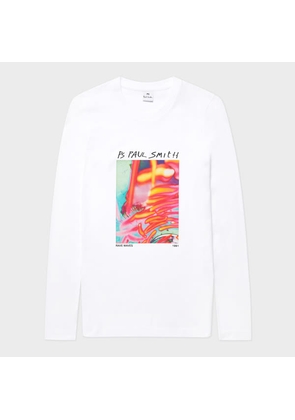 PS Paul Smith 'Rave Waves' Long-Sleeve T-Shirt White
