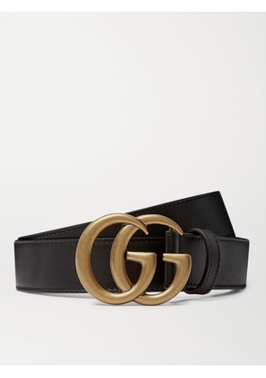 Gucci - 3cm Leather Belt - Men - Black - EU 75