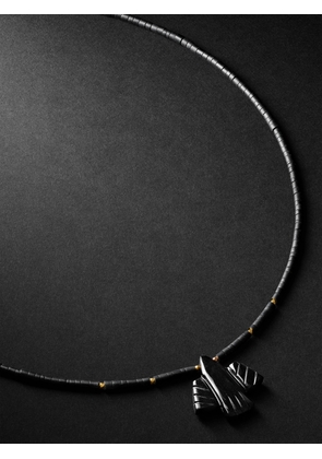 Jacquie Aiche - Gold, Onyx and Beaded Necklace - Men - Black