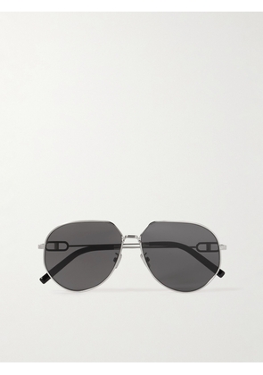 Dior Eyewear - CD Link A1U Round-Frame Silver-Tone Sunglasses - Men - Silver