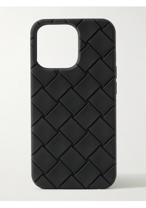 Bottega Veneta - Intrecciato Rubber iPhone 13 Pro Case - Men - Black