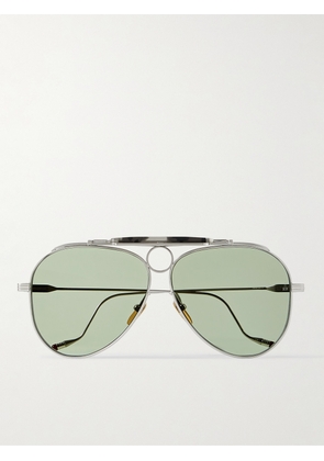 Jacques Marie Mage - The Gonzo Foundation Duke Aviator-Style Tortoiseshell Acetate and Silver-Tone Sunglasses - Men - Gold