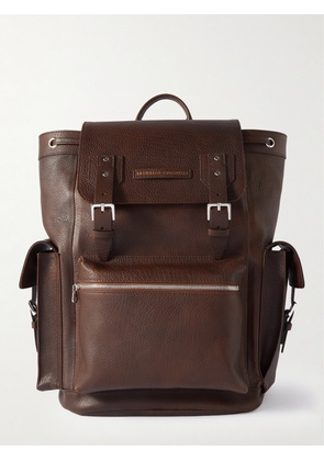 Brunello Cucinelli - Leather Backpack - Men - Brown