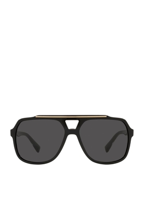 Dolce & Gabbana Square Pilot Sunglasses