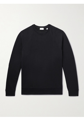 Håndværk - Flex Stretch Organic Cotton-Jersey Sweatshirt - Men - Black - S