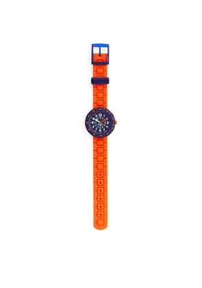 Flik Flak Orange Brick Watch 36.70Mm