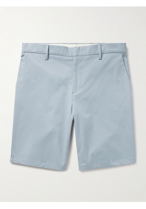 Paul Smith - Straight-Leg Organic Cotton-Blend Twill Shorts - Men - Blue - 30