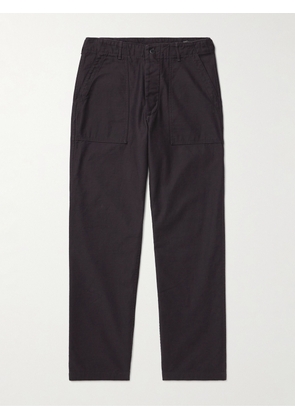 OrSlow - Straight-Leg Cotton Trousers - Men - Black - 1