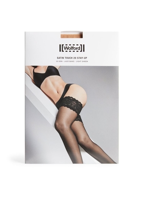 Wolford Satin Touch 20 Stay Up Thigh Highs