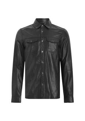 Allsaints Leather Ethan Shirt