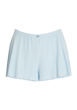 Skims Soft Lounge Lace-Trim Shorts