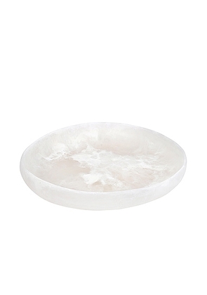 DINOSAUR DESIGNS Large Earth Bowl in Swirl White & Clear - Beauty: NA. Size all.