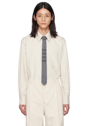 Thom Browne Off-White Straight-Fit Shirt