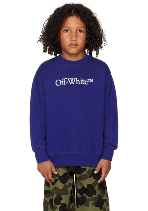 Off-White Kids Blue Bookish Bit Sweatshirt