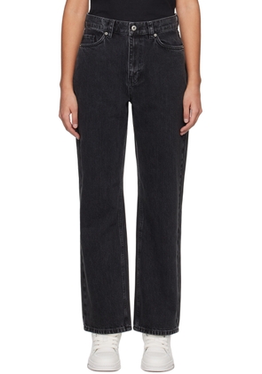Axel Arigato Black Sly Mid-Rise Jeans