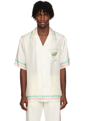 Casablanca White 'Tennis Club' Icon Shirt