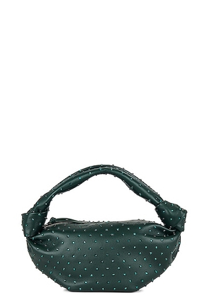 Bottega Veneta Double Knot Bag in Raintree & Silver - Dark Green. Size all.