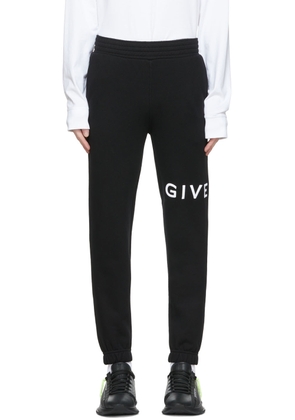 Givenchy Black Cotton Lounge Pants