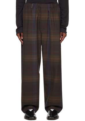 LEMAIRE Brown Relaxed Trousers
