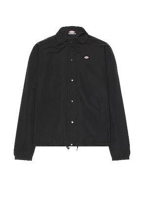 Dickies Oakport Coaches Jacket in Black - Black. Size S (also in L, XL).