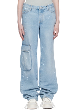 Off-White Blue Toybox Jeans