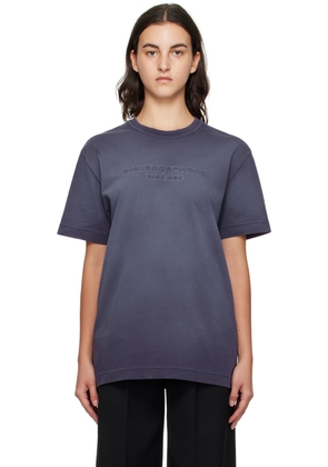 Alexander Wang Purple Embossed T-Shirt