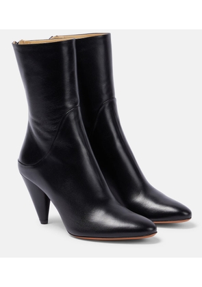 Proenza Schouler Cone leather ankle boots