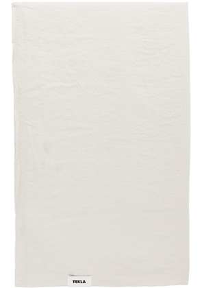 Tekla Grey Linen Flat Sheet