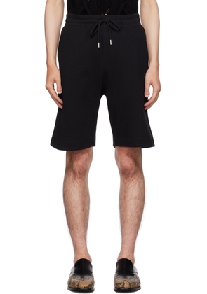 Dries Van Noten Black Drawstring Shorts