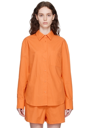 The Frankie Shop Orange Lui Shirt
