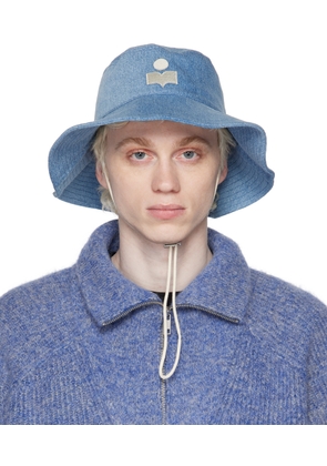 Isabel Marant Blue Delya Denim Hat