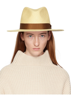 rag & bone Beige Trim Panama Hat