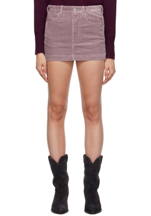Isabel Marant Etoile Purple Rania Miniskirt
