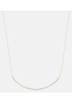 Mateo 14kt gold necklace with diamonds