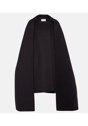 The Row Meti scarf-detail cashmere coat