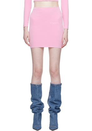 alexanderwang.t Pink Bonded Miniskirt