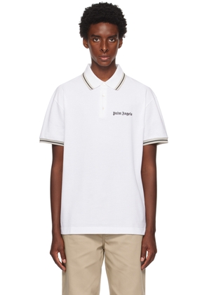 Palm Angels White Classic Polo