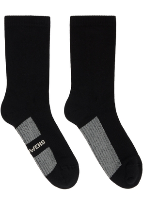 Rick Owens Black & Off-White Glitter Socks