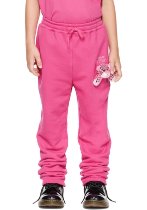 doublet SSENSE Exclusive Kids Pink With My Friend Lounge Pants