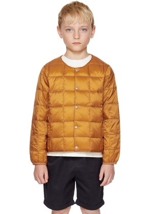 TAION Kids Orange Quilted Down Jacket