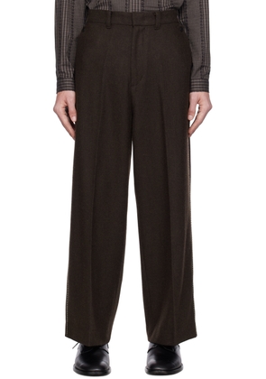 Youth Brown Wide Trousers