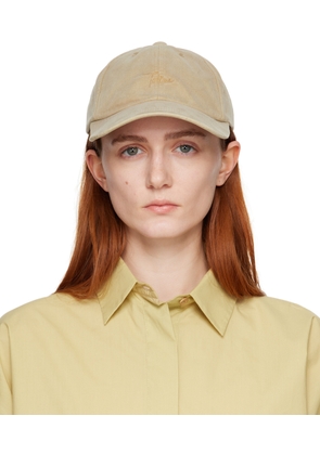TOTEME Beige Embroidered Cap