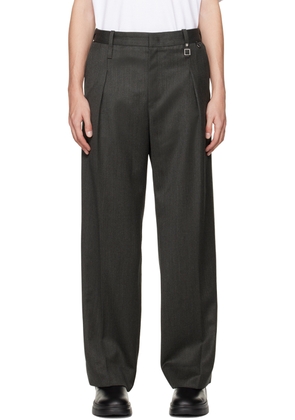 WOOYOUNGMI Gray Tapered Trousers