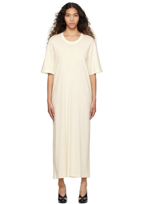 LEMAIRE Off-White T-Shirt Midi Dress