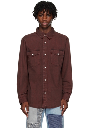 Levi's Brown Relaxed Fit Denim Shirt