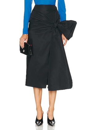 Alexander McQueen Bow Skirt in Black - Black. Size 38 (also in 40).